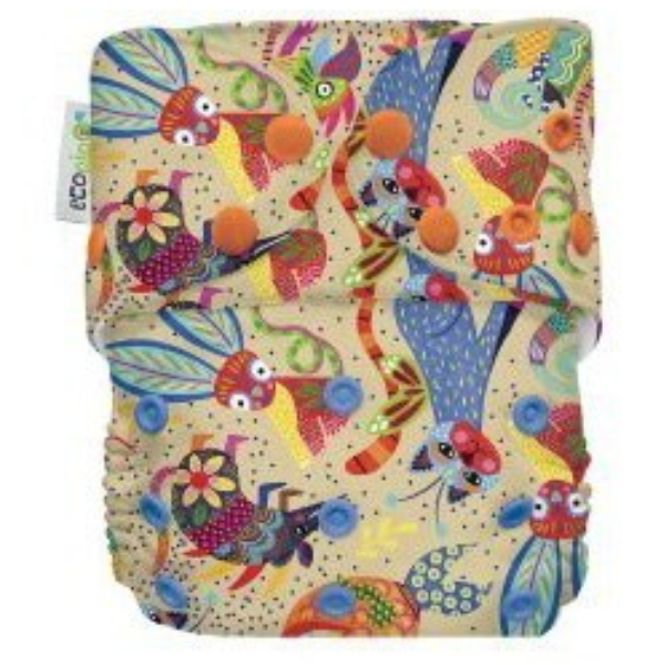 G4 Print Snaps One-Size Cloth Diaper Alebrijes