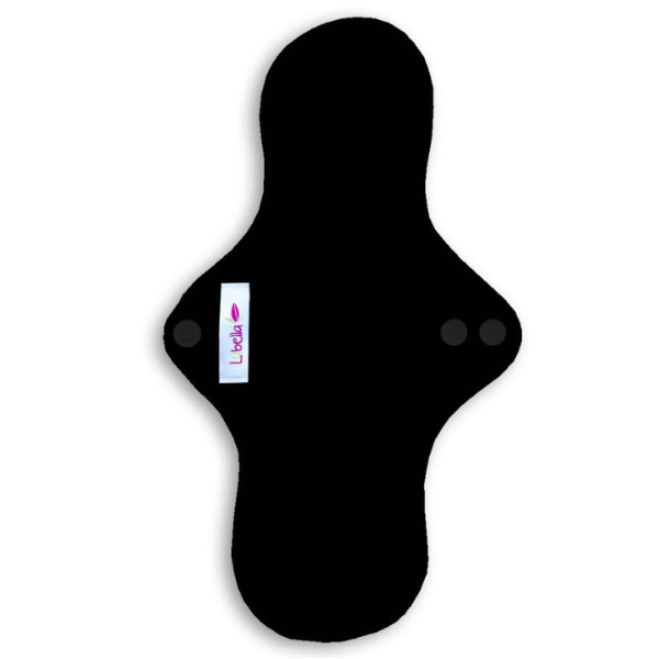 Teen Pad Lubella Solid Cloth Pad Black