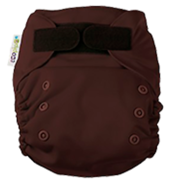 G3 Solid Velcro One-Size Cloth Diaper Brown