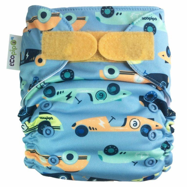 G3 Print Velcro One-Size Cloth Diaper Cars