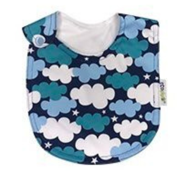 Baby Bid Print Clouds