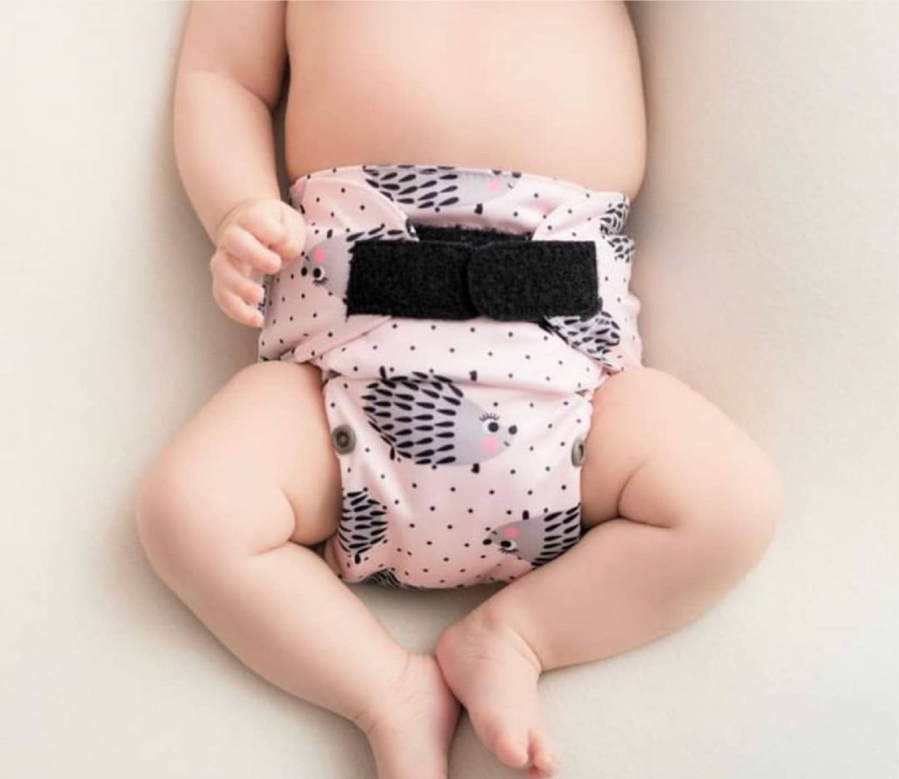 G3 Print Velcro One-Size Cloth Diaper Hedgehog