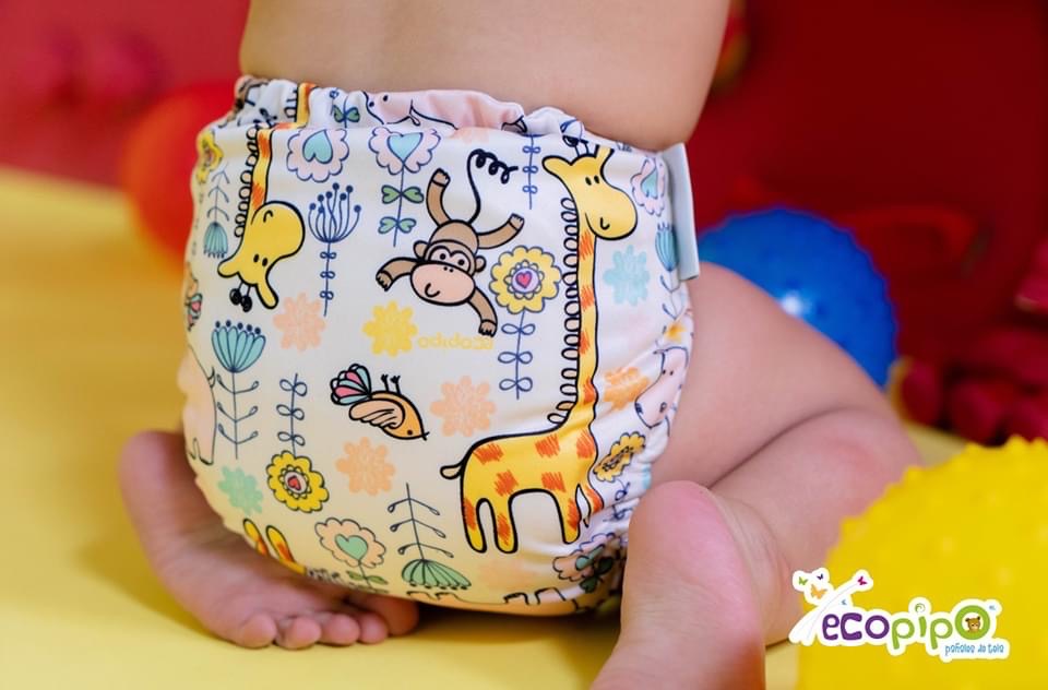 G3 Print Velcro One-Size Cloth Diaper Safari