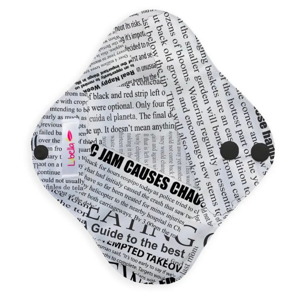Panty Liner Thong Lubella Print Cloth Pad Newspaper