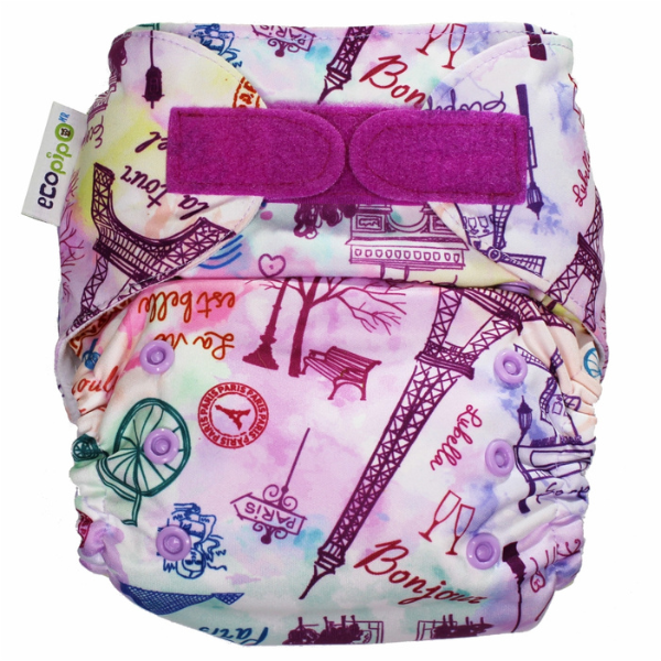 G3 Print Velcro One-Size Cloth Diaper Paris