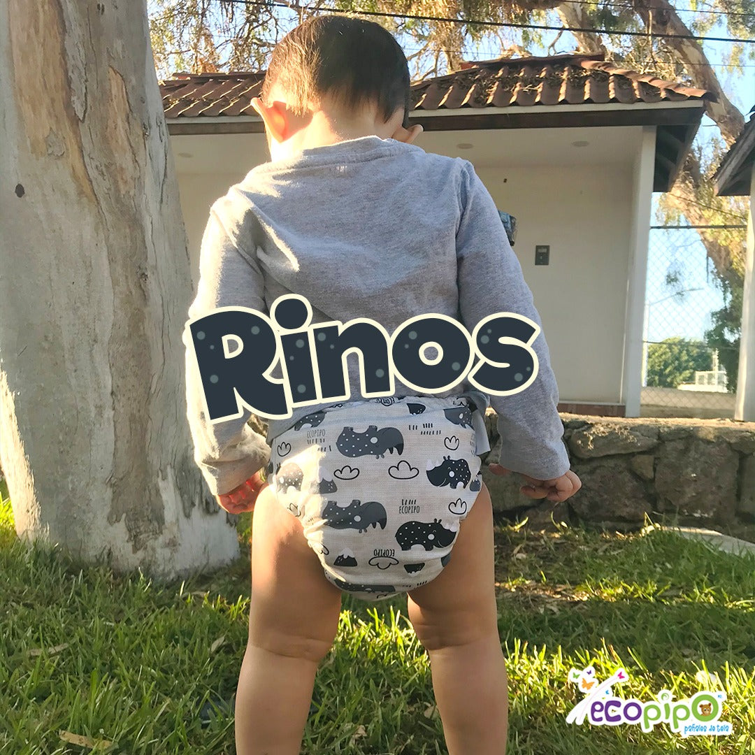 G3 Print Velcro One-Size Cloth Diaper Rino