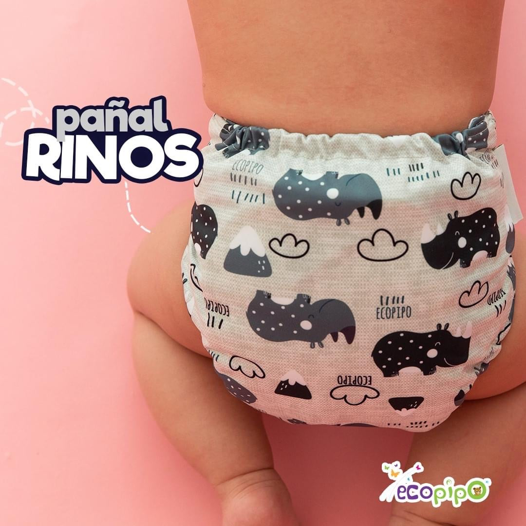 G3 Print Velcro One-Size Cloth Diaper Rino