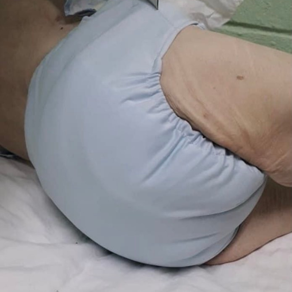 4-6 Years Old Solid Velcro Cloth Diaper Sky Blue