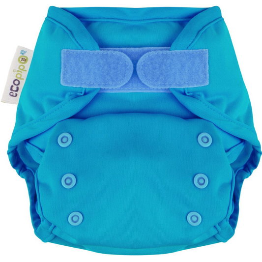 Nappies Solid Velcro One-Size Cloth Cover Aqua