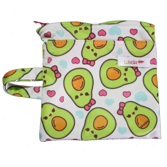 Wet Mini Bags Print Avocado