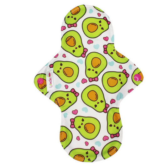 Regular Pad Lubella Print Cloth Pad Avocado