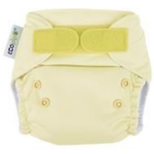 Newborn Ecopipo Solid Velcro Cloth Diaper Butter