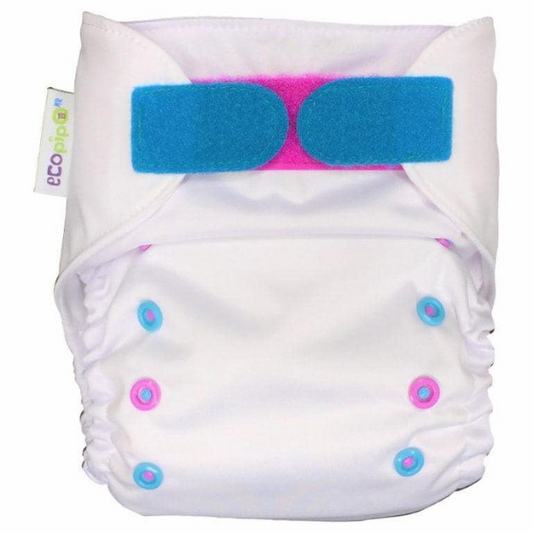 G3 Solid Velcro One-Size Cloth Diaper Chipi Buga velcro back Pink