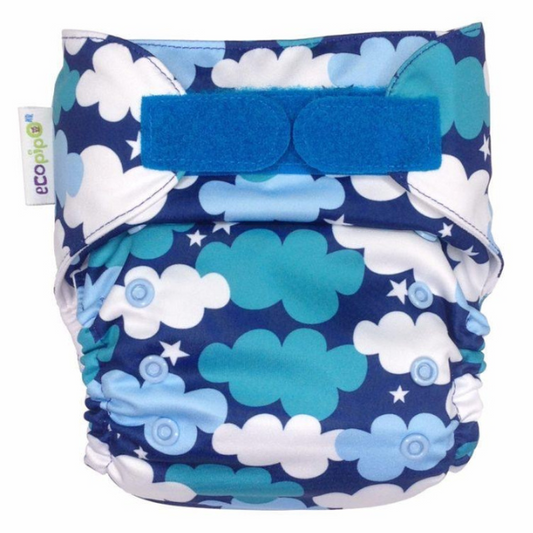 G3 Print Velcro One-Size Cloth Diaper Clouds