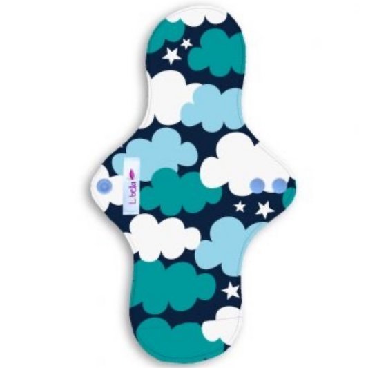 Night Pad/Postpartum Lubella Print Cloth Pad Clouds