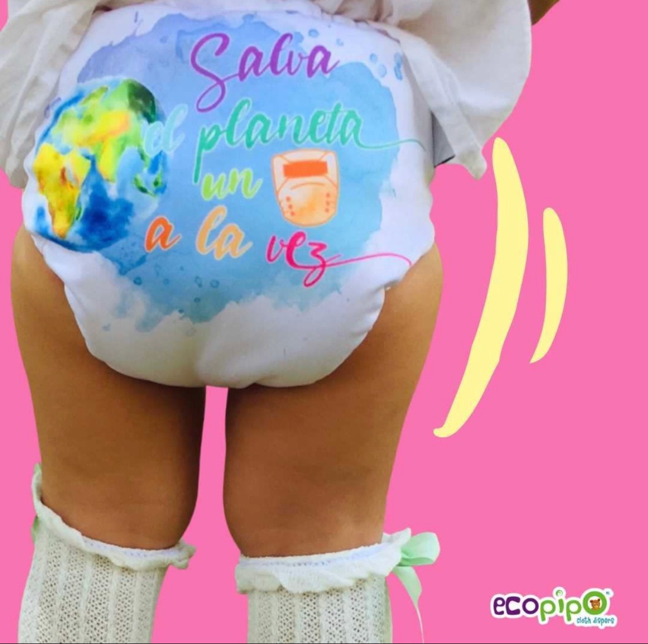 G3 Print Velcro One-Size Cloth Diaper Earth Day