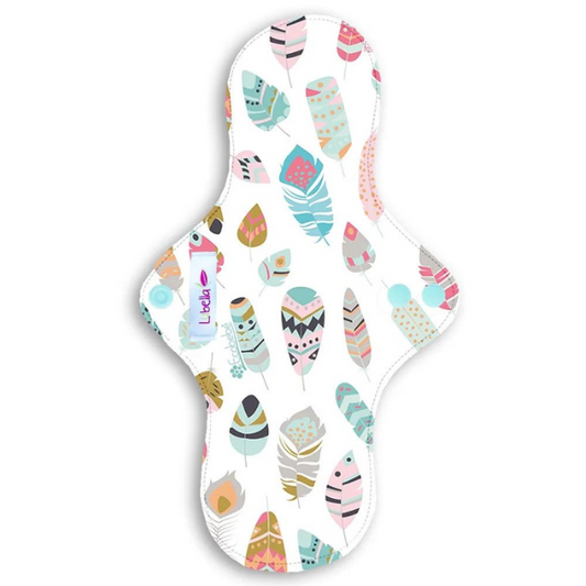 Night Pad/Postpartum Lubella Print Cloth Pad Feathers