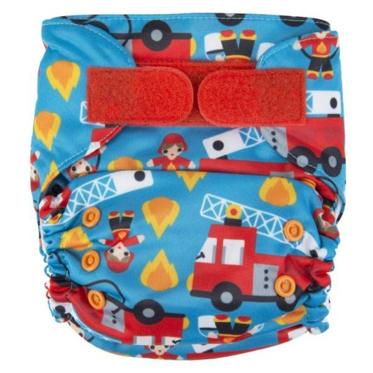 G3 Print Velcro One-Size Cloth Diaper Firefighter