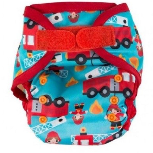 Nappies Print Velcro One-Size Cloth Cover Firefighter