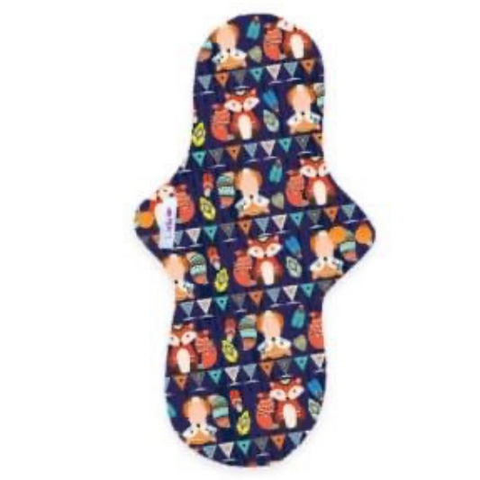 Night Pad/Postpartum Lubella Print Cloth Pad Fox