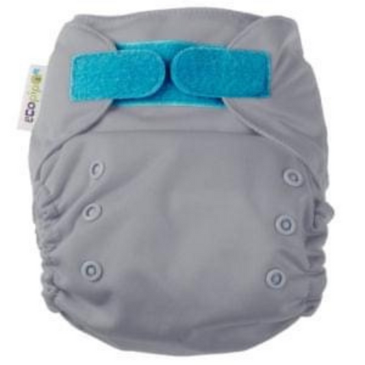 G3 Solid Velcro One-Size Cloth Diaper Grey