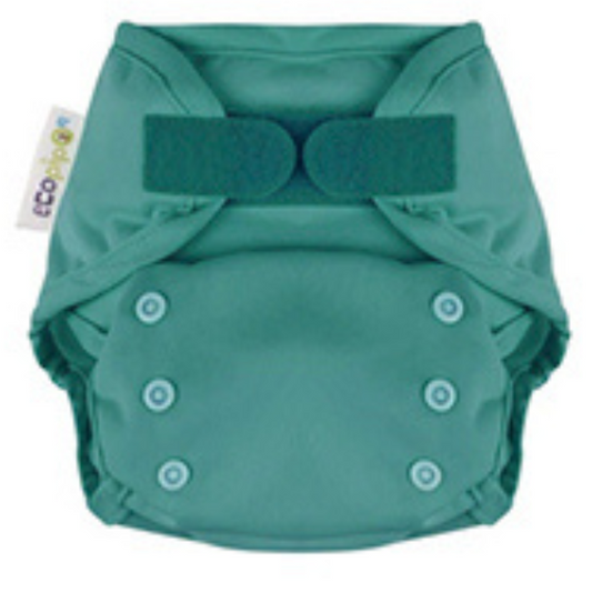 Nappies Solid Velcro One-Size Cloth Cover Jade