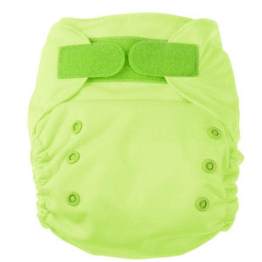 G3 Solid Velcro One-Size Cloth Diaper Lime