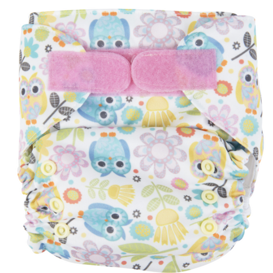 G3 Print Velcro One-Size Cloth Diaper Owls