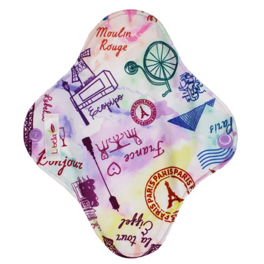 Panty Liner Thong Lubella Print Cloth Pad Paris