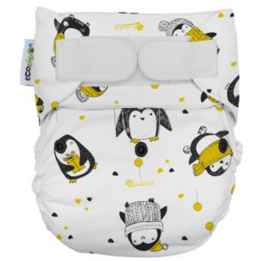 4-6 Years Old Print Velcro Cloth Diaper Penguins
