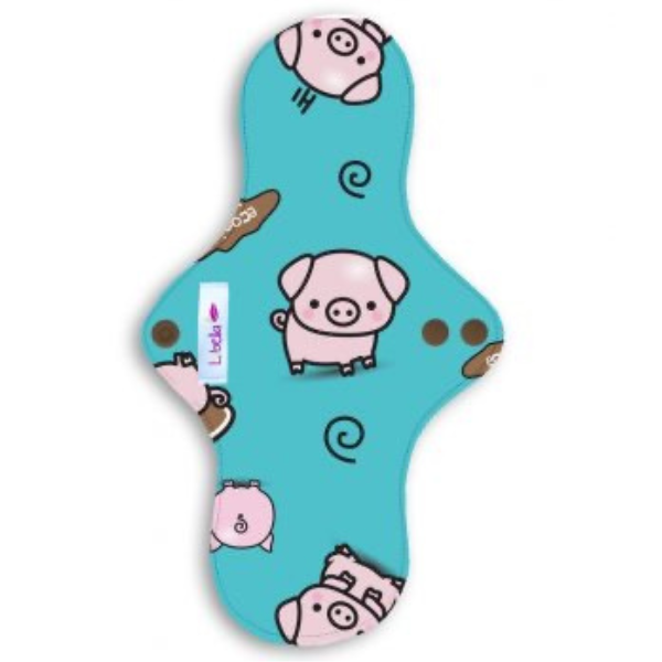 Night Pad/Postpartum Lubella Print Cloth Pad Pigs