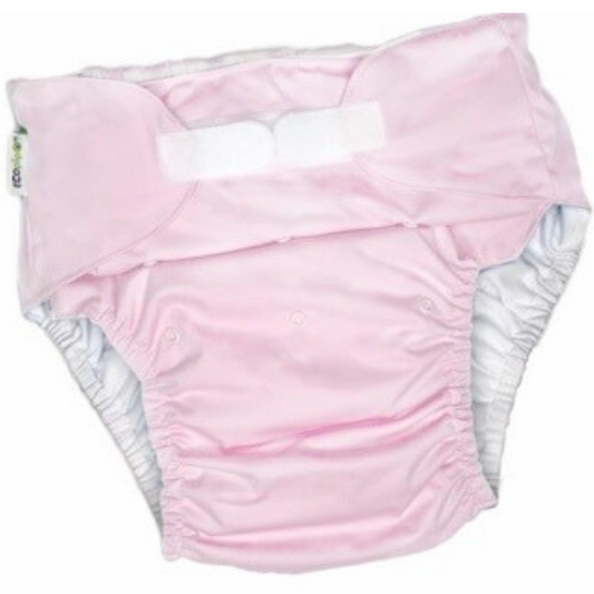 Junior Solid Velcro Cloth Diaper Pink