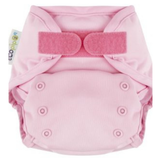 Nappies Newborn Solid Velcro Cloth Cover Pink