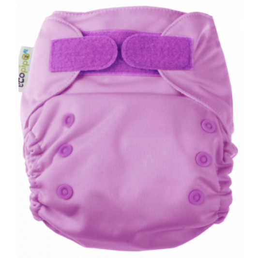 G3 Solid Velcro One-Size Cloth Diaper Purple Light