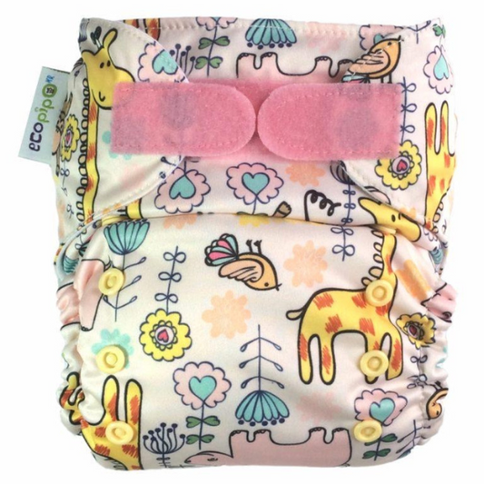 G3 Print Velcro One-Size Cloth Diaper Safari