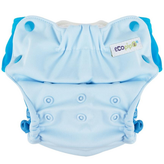 Training Pants Solid One-Size Cloth Diaper Sky Blue