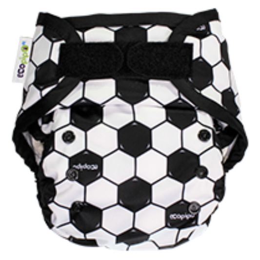 Nappies Print Velcro One-Size Cloth Cover Soccer