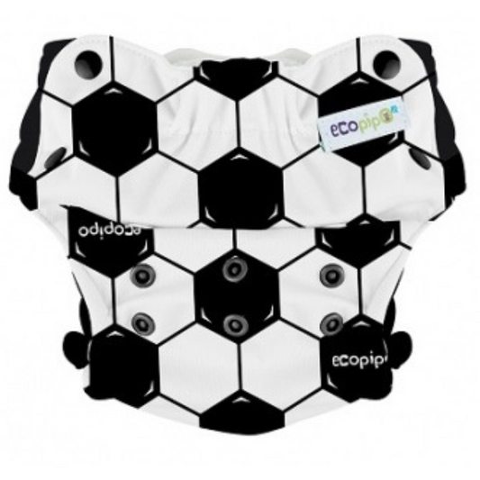 Training Pants Print One-Size Cloth Diaper Soccer