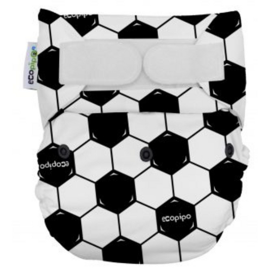 4-6 Years Old Print Velcro Cloth Diaper Soccer