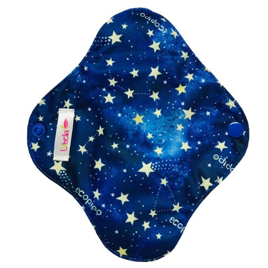 Panty Liner Thong Lubella Print Cloth Pad Stars